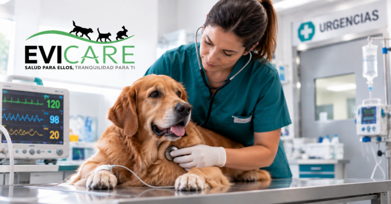 Urgencias veterinarias en perros y gatos con evaluación y monitorización de un veterinario
